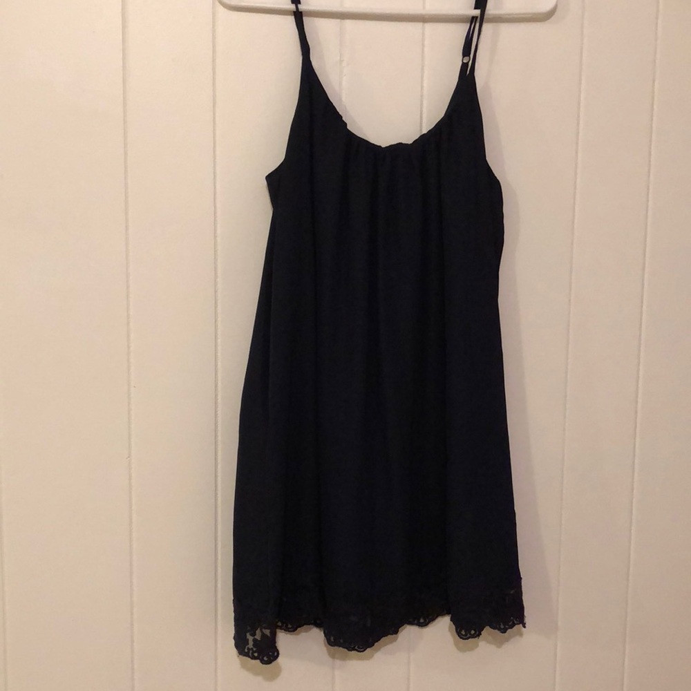 Short navy dress